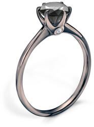 SAVICKI Inel de logodnă The Journey: aur negru, diamant negru - savicki - 16 793,00 RON