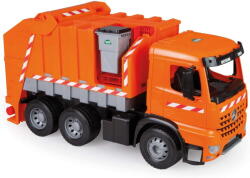 LENA GIGA TRUCKS Garbage truck Arocs with stickers, toy vehicle (orange) (02168EC) - vexio Papusa