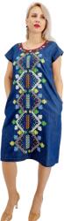 Ie traditionala Rochie din Denim traditionala Sanda 64