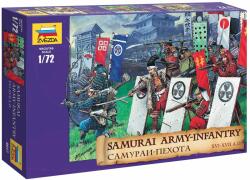 Zvezda Figurine Wargames (AoB) 8017 - Samuray Infantry XVI-XVII AD (1: 72) (32-8017)