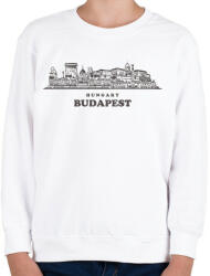 printfashion Budapest Hungary - Gyerek pulóver - Fehér (7353461)