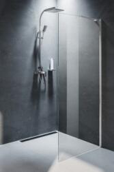 RIHO Novik Z400 80 cm-es zuhanyfal/walk-in átlátszó, króm G003029120 (G003029120)