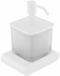 SAPHO FLORI szappanadagoló, matt fehér/tejüveg (RF019/14) (RF019/14) - furdoszoba-ujhaz