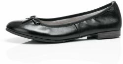 Tamaris fekete bőr balerina cipő (1-22116-26) - topicipobolt - 14 990 Ft