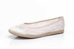 Tamaris fehér csipkés balerina cipő (1-22146-32)
