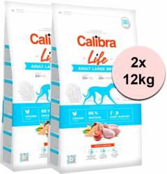 Calibra Dog Life Adult Large Breed with Chicken 2x12 kg
