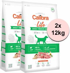 Calibra Life Adult Medium Breed Lamb 2x12 kg