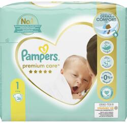 Pampers Premium Care Size 1 еднократни пелени 2-5 kg 26 бр