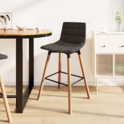 vidaXL Scaun de bar, gri taupe, material textil (338621)
