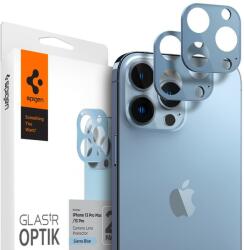 Spigen iPhone 13 Pro / 13 Pro Max Spigen Optik. TR 2x kameralencsevédő 9H üveg Sierra kék (AGL04032)