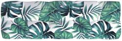 vidaXL Pernă de paleți, model frunze, 120x40x10 cm, material textil (315246)