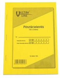 Vectra-line Nyomtatvány pénztárjelentés VECTRA-LINE A/5 25x2 lapos - tonerpiac
