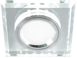 STRÜHM Stan Led négyzet alakú spot keret króm, GU10-es foglalattal (02919)