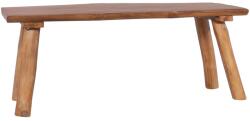 vidaXL Bancă de grădină, 120 cm, lemn masiv de tec (288817)