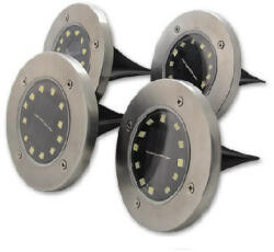 Masterled Földbe szúrható 1 W-os kerek napelemes lámpa 12 SMD (3882) - ledsziget