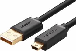 UGREEN UG-10385 USB-A apa - Mini USB-B apa 2.0 Adat és töltőkábel - Fekete (1.5m) (10385)