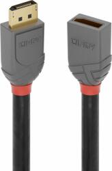 Lindy Anthra Line DisplayPort 1.4 kábel 1m Fekete (36496)