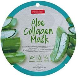 Purederm Mască de colagen cu aloe pentru față - Purederm Aloe Collagen Mask 18 g Masca de fata