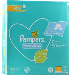 Pampers Șervețele umede pentru copii, 15x80 buc - Pampers Fresh Clean