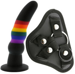 DreamToys Strap-on Dildo Silicon Lichid Colourful Love