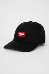 Fila șapcă culoarea negru, cu imprimeu PPYY-CAU0DI_99X