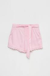 Guess pantaloni scurti copii culoarea roz, neted PPYY-SZG01Y_03X