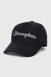 Champion șapcă din bumbac 805550 culoarea negru, cu imprimeu 805550-BS538 PPYY-CAU0B7_99X