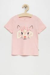 GAP tricou de bumbac pentru copii culoarea roz PPYY-TSG0CK_30X