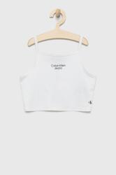 Calvin Klein top copii culoarea alb PPYY-TSG01U_00X