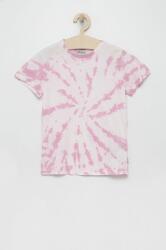 GUESS tricou de bumbac pentru copii culoarea roz, modelator 9BYY-TSB00U_03X