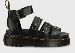 Dr. Martens sandale de piele Clarissa II Quad femei, culoarea negru, cu platformă DM27572001 PPYY-OBD379_99X