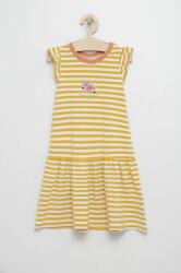 Femi Stories rochie fete culoarea galben, mini, drept PPYY-SUG0BS_10X