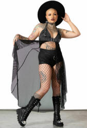 KILLSTAR дамска рокля (карирана) KILLSTAR - Oriana - Mesh Duster - Черен - KSRA005577