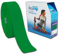 AcuTop Premium Kineziológiai Tapasz 5 cm x 32 m Zöld (SGY-ATP4A32-ACU) - sportgyogyaszati