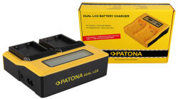 Patona Nikon EN-EL14 Patona dupla lcd kijelzős fényképezőgép akkumulátor töltő (7622) (PATONA_DUPLA_LCD_ENEL14)