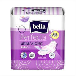 Bella Absorbante Bella pentru femei Perfecta Slim Violet, 10 bucati