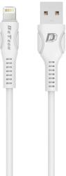 DeTech Кабел за данни DeTech DE-C27i, Lightning (iPhone 5/6/7/SE), 1.0m, Бял - 40110