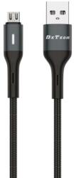 DeTech Кабел за данни DeTech DE-C38M, Micro USB, 1.0m, Черен - 40197