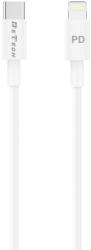 DeTech Кабел за данни DeTech DE-C29PDL, Type-C - Lightning, PD, 1.0m, Бял - 40113