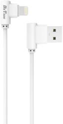 DeTech Кабел за данни DeTech DE-21i, Lightning (iPhone 5/6/7/SE), 1.0m, Бял - 14130