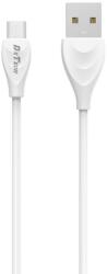 DeTech Кабел за данни DeTech DE-24M, Micro USB, 1.0m, Бял - 14126