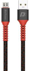 DeTech Кабел за данни DeTech DE-C25M, Micro USB, 1.0m, Черен - 40106