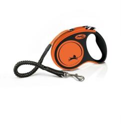flexi Original Xtreme L Leash Tape 5 m până la 65 kg portocaliu