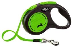 flexi New Classic M Leash Tape 5 m până la 25 kg verde neon