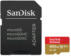 SanDisk Extreme microSDXC 400GB UHS-I/U3/A2/L10 (SDSQXAV-400G-GN6MA)