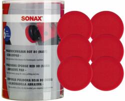 SONAX 493700 Polierschwamm Red 80 Hart, polírozó korong kemény, 6db (493700) - aruhaz