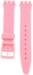 Ricardo Curea unisex roz din silicon pentru ceas Swatch 19 mm