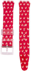 Ricardo Curea de damă din plastic cu model C13 pentru ceas Swatch 17mm