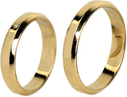 14K sárga arany karikagyűrű 3, 5mm SIMA TR/S 3, 5 mm