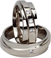  14 karátos fehérarany karikagyűrű SD1F SD1F